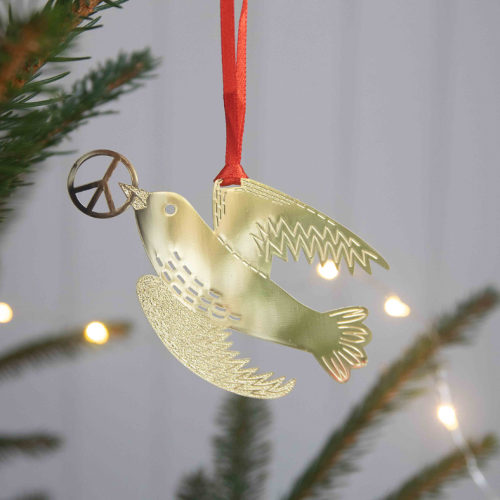 Pluto Christmas ornament - Dove of Peace