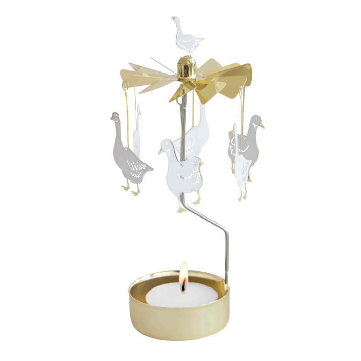 Pluto Tealight Carousel - With Geese