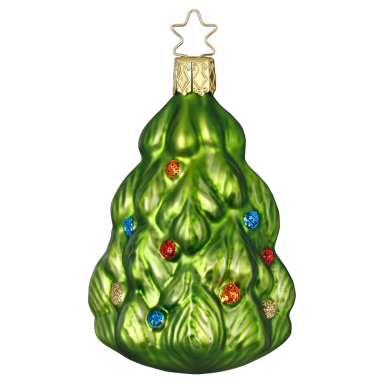 Inge Glas kerstornament - Kerstboom met versiering