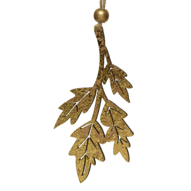Decoris kerstornament - Blad