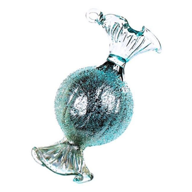 Goodwill glazen kerstornament - Snoepwikkel - Blauw