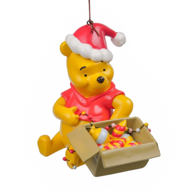 Disney© kerstornament - Winnie de Poeh - Met cadeau