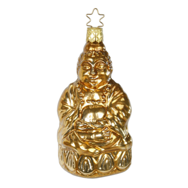 Inge Glas kerstornament - Boeddha