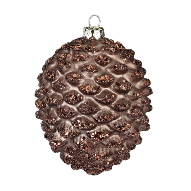 Inge Glas kerstornament - Dennenappel