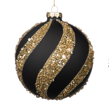 Goodwill kerstbal - Met Swirl - 10 cm