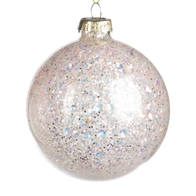 Goodwill kerstbal - Met glitters - 8 cm