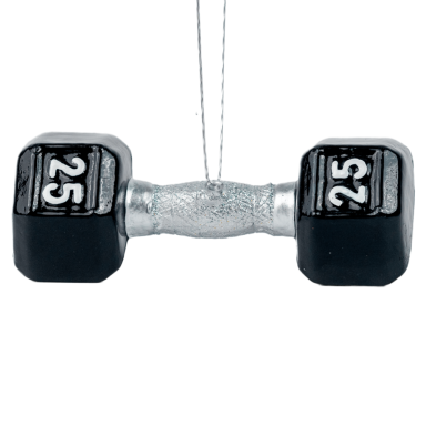Jolly Jingles kerstornament - Dumbbell