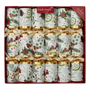 Christmas cracker - Roodborstjes - Set van 6