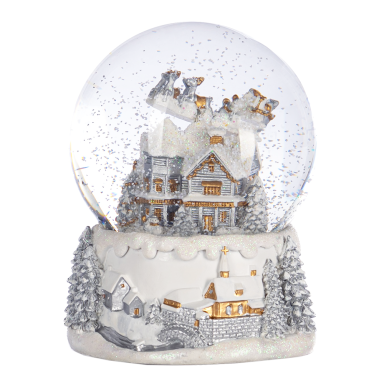 Goodwill sneeuwbol - Met arrenslee