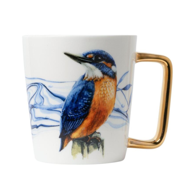 Heinen kerstmok - Met ijsvogel