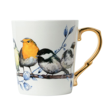 Heinen kerstmok - Met bosvogels