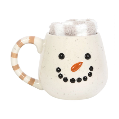 Something Different kerstmok - Sneeuwpop - Met sokken