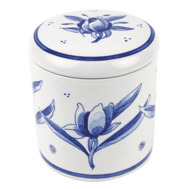 Royal Delft voorraadpot - Met tulpen