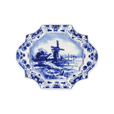 Royal Delft magneet - Met molen