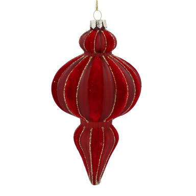 Gisela Graham kerstpegel - Met fluweel