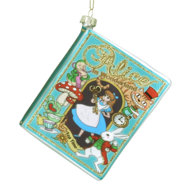 Gisela Graham kerstornament - Boek - Alice in Wonderland