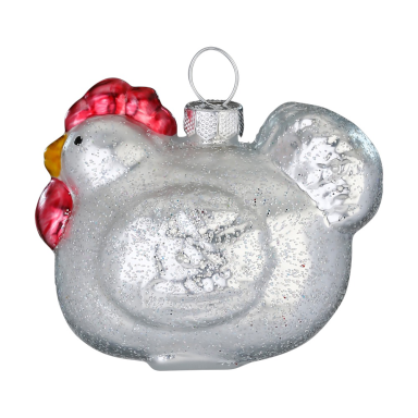 Inge Glas kerstornament - Kip