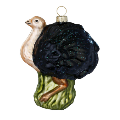 Inge Glas kerstornament - Struisvogel