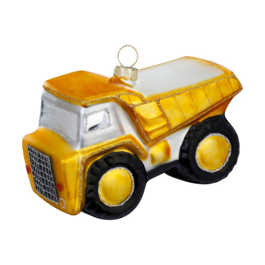 Inge Glas kerstornament - Kiepwagen