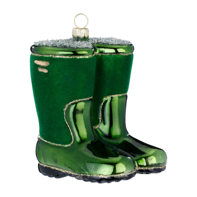 Inge Glas kerstornament - Regenlaarzen