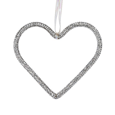 Inge Glas kerstornament - Hart
