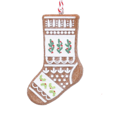 Gisela Graham kerstornament - Gingerbread kerstsok