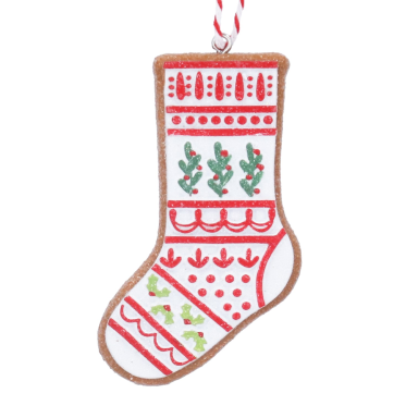 Gisela Graham kerstornament - Gingerbread kerstsok