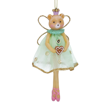 Gisela Graham kerstornament - Ballerina - Beer