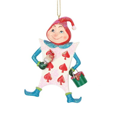 Gisela Graham kerstornament - Kaart soldaat
