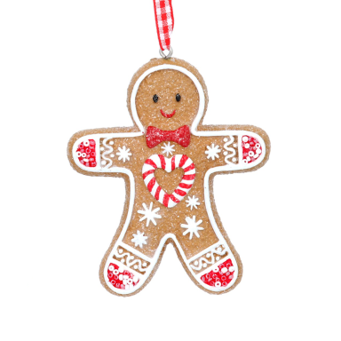 Gisela Graham kerstornament - Gingerbread poppetje