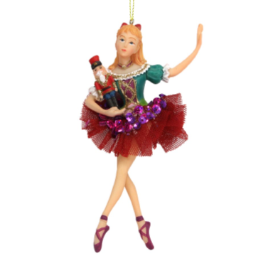 Gisela Graham kerstornament - Notenkraker ballet - Clara