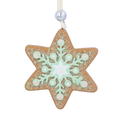 Gisela Graham kerstornament - Gingerbread ster