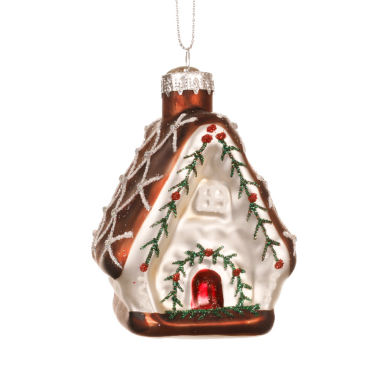 Decoris kerstornament - Kersthuis