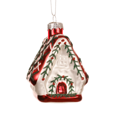 Decoris kerstornament - Kersthuis