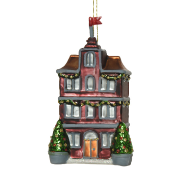 Decoris kerstornament - Grachtenpand