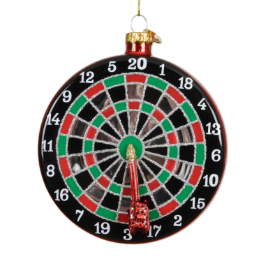 Decoris kerstornament - Dartbord