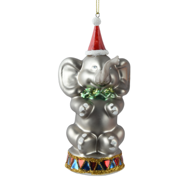 Decoris kerstornament - Circus olifant
