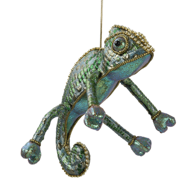 Decoris kerstornament - Kameleon