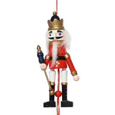 Decoris kerstornament - Notenkraker - Trekpop
