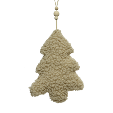Decoris kerstornament - Kerstboom - Pluche