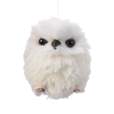 Decoris kerstornament - Uil - Pluche
