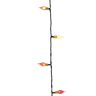 Lumineo vintage LED kerstverlichting - 180 lampjes - Multicolor