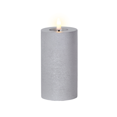 Lumineo LED stompkaars - Zilver - 15cm