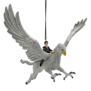 Harry Potter kerstornament - Harry Potter op Scheurbek