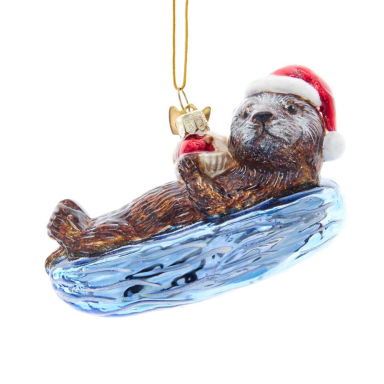 Kurt Adler kerstornament - Zee otter