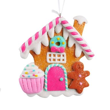 Kurt Adler kerstornament - Gingerbread huisje