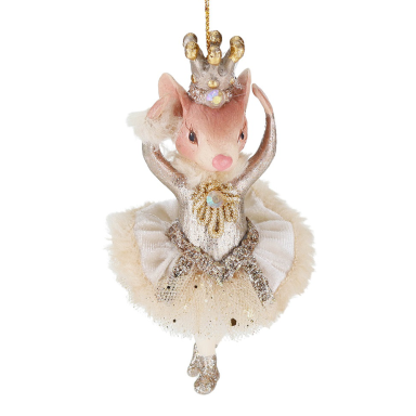 Goodwill kerstornament - Muis - Ballerina
