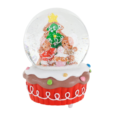 Goodwill sneeuwbol - Met gingerbread poppetjes