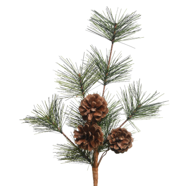 Everlands kersttak - Dennentak met dennenappels