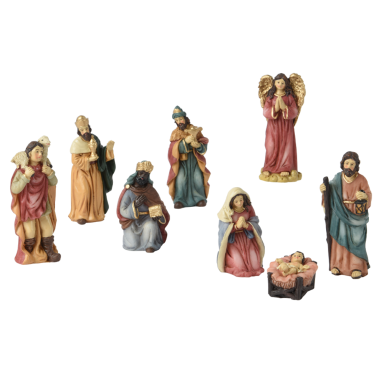 Decoris kerststal - Set van 8